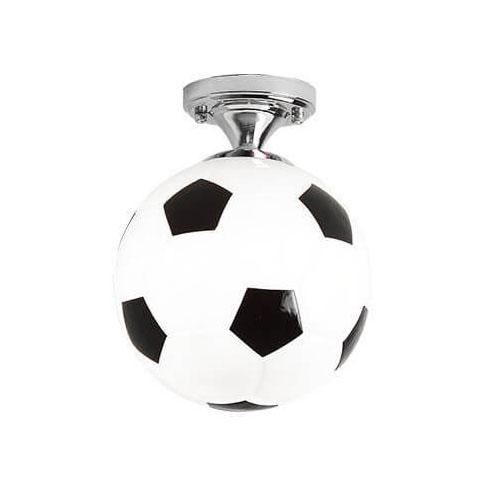 SportLume Creative Ceiling Light | Basketball & Football Design | Semi-Mount | Glass Lamp