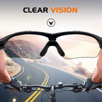 Sunglasses with UV protection for outdoor cyclists