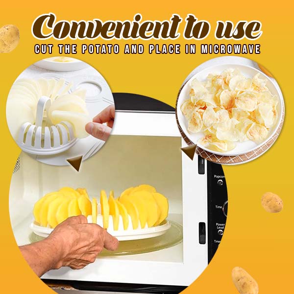 Homemade Potato Chips Microwave Bowl