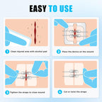 Compact Travel Safety Kit - Portable Wound Protection Injury Healing for Outdoor Use Easy
