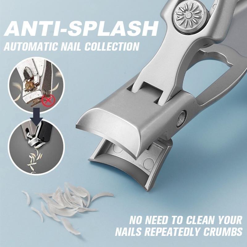 Portable ultra-sharp stainless steel nail clippers