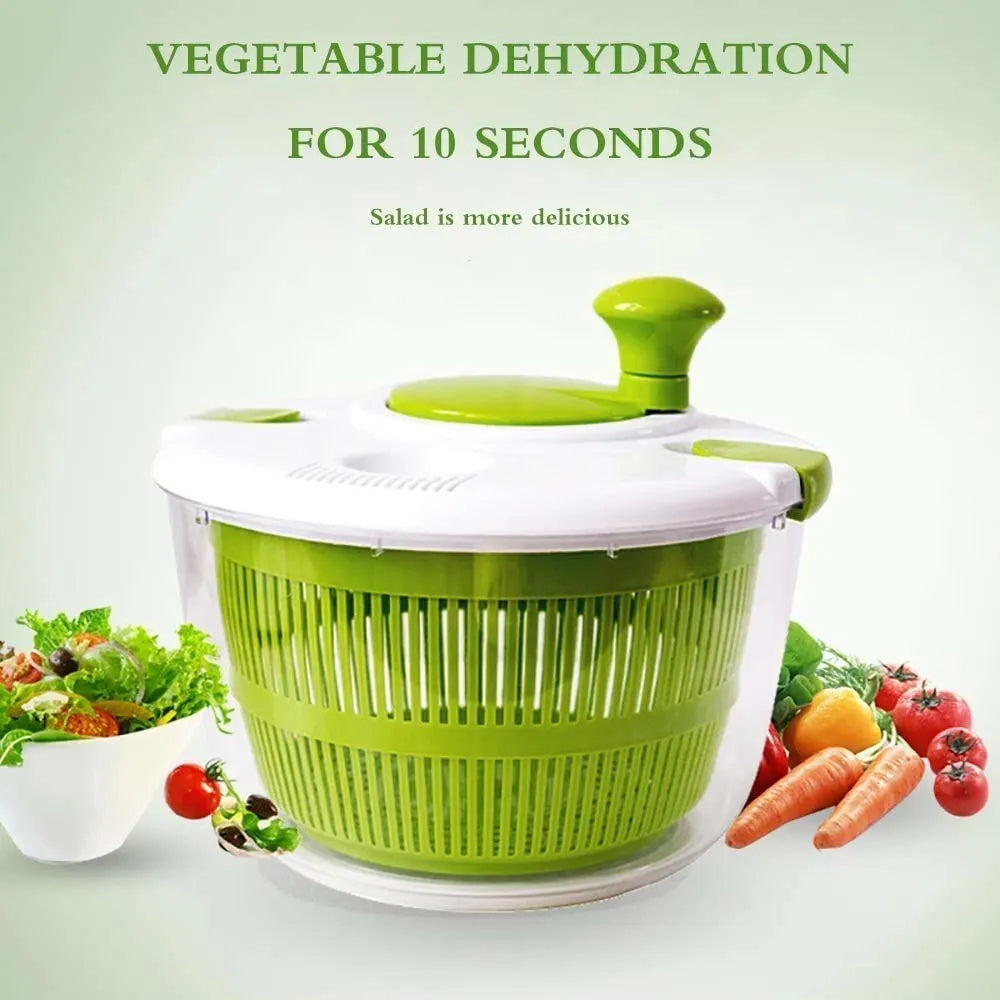 Large Capacity Salad Spinner and Vegetable Dehydrator