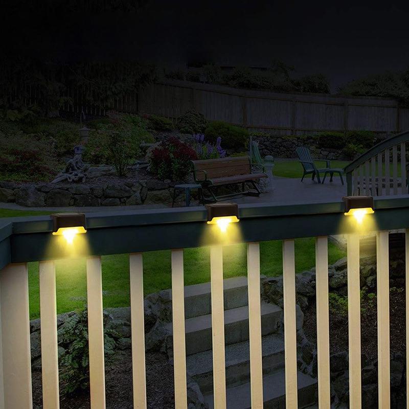 Waterproof Stair Solar Lights for Outdoors (4 pieces)