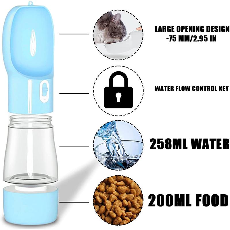 Portable Pet Water and Food Bowl