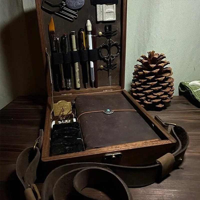 Writers Messenger Wooden Box A5