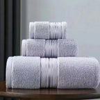 LuxeCloud Egyptian Cotton Towel Set for Soft Comfort