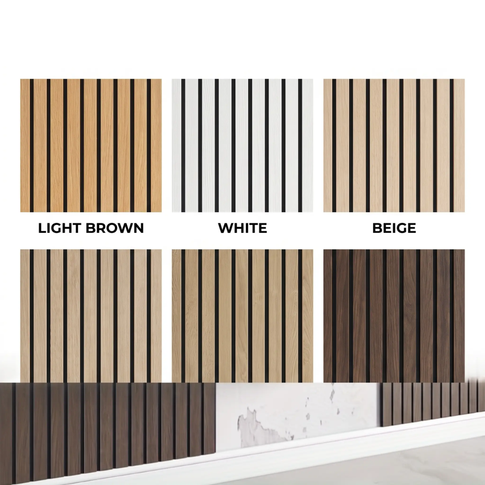 WoodLook Wall Panels – Self-Adhesive 3D PVC Wall Covering for Quick Living Effect