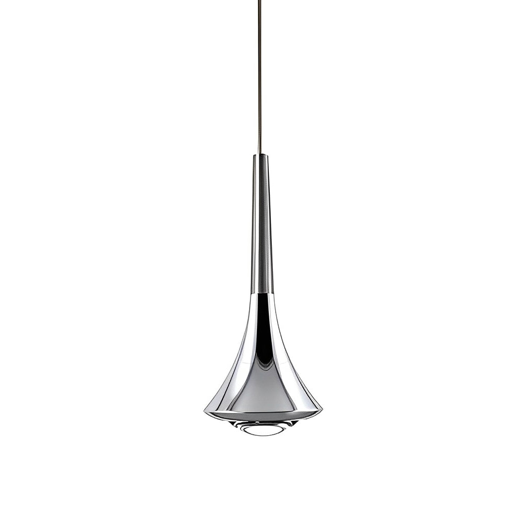 LumiDrop Nordic Design Pendant Light | Drop Shape | Elegant LED Light for Dining Room & Living Room | In Black, Gold & Chrome