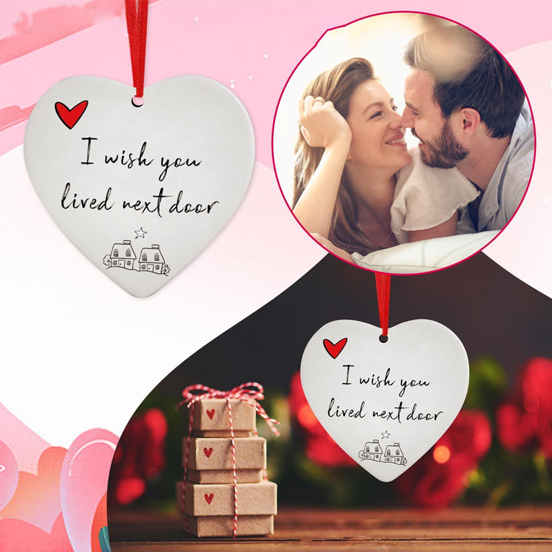 Christmas Heart Hanging Ornament