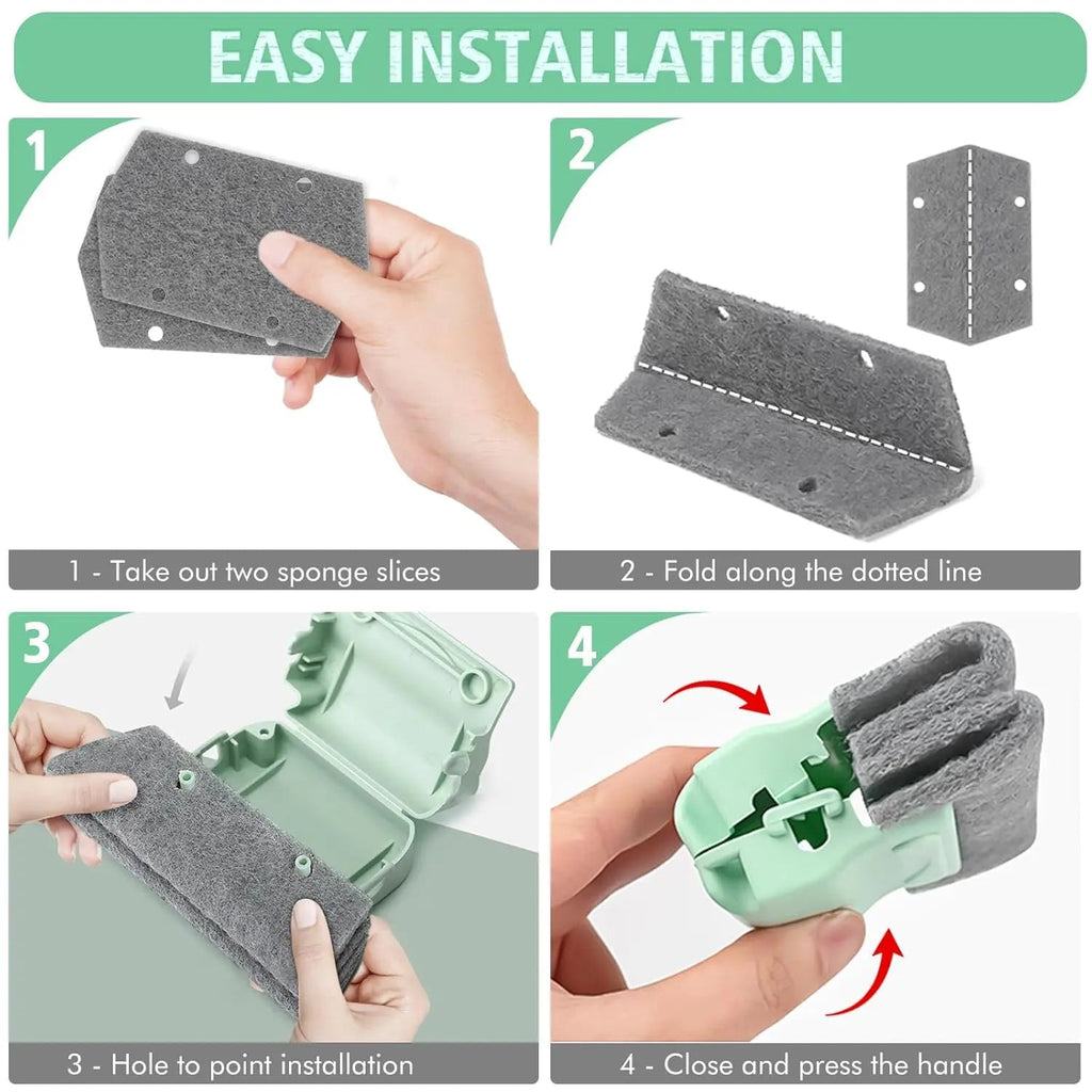 3+2 | Magical Window Joint Cleaning Brush – Effortless Deep Cleaning