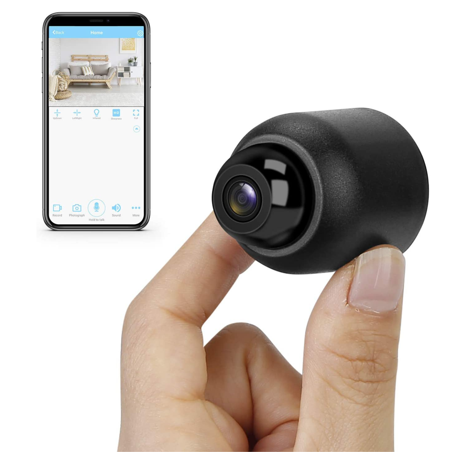 Wireless Mini-Wifi Indoor Home Security Camera
