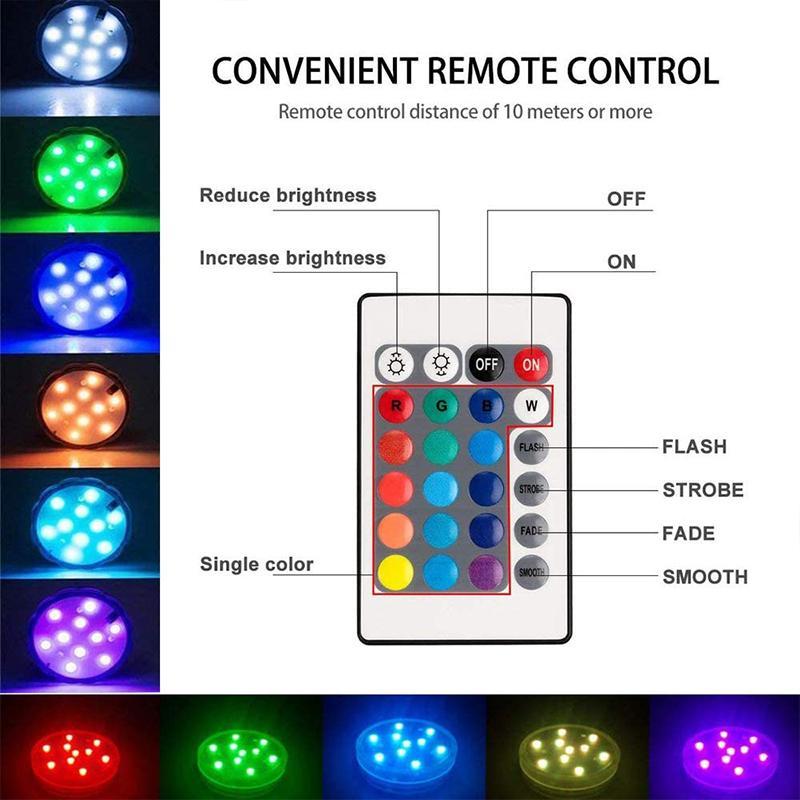 Remote control waterproof magnetic suction LED lamp