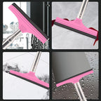 Adjustable rearview mirror wiper washing device portable