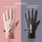 Waterproof finger touchscreen gloves, non-slip and cold-resistant