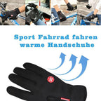 Premium warm windproof waterproof touchscreen gloves unisex
