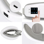 Vistella | 4D Smart Eye Massager - Air Pressure - Vibration - Heat Therapy for Eye Strain Fatigue - Sleep Improvement