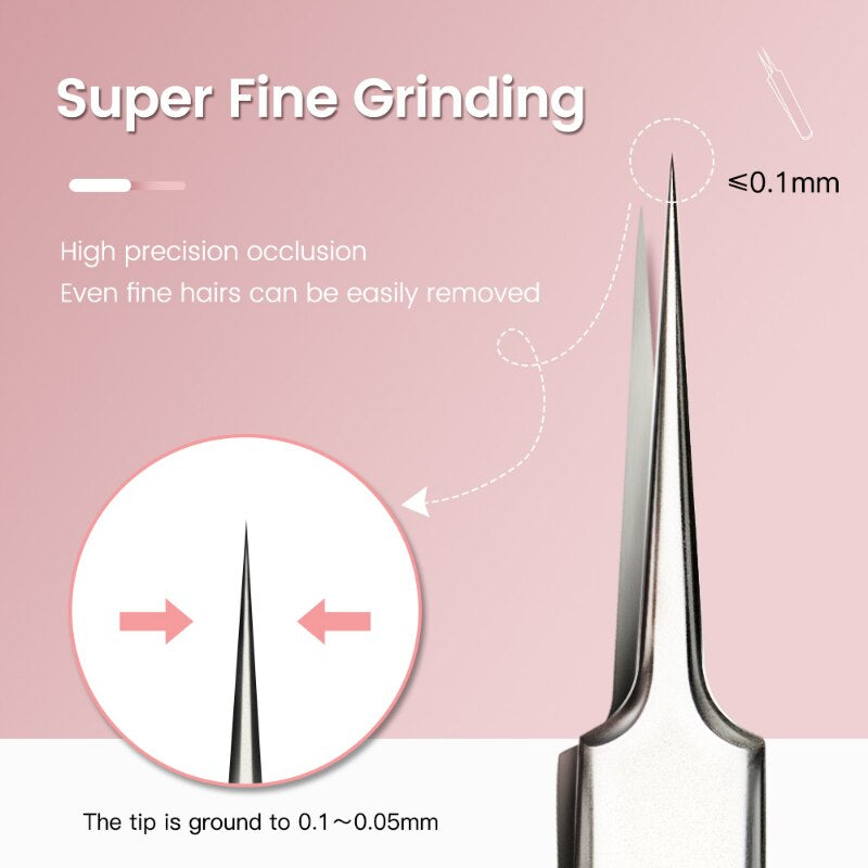 Ultra-fine impurity tweezers made of stainless steel