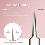 Ultra-fine impurity tweezers made of stainless steel