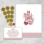 Valentine's Scratching Advent "14 Things I Love About You!"