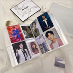 Simple transparent jewelry album storage bag