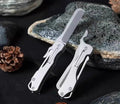 Pure Titanium Folding Comb - Anti-Static Travel Massage Comb