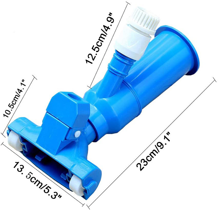Pool cleaning set with telescopic pole – net filter and accessories for pool care