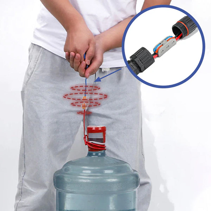 Outdoor waterproof electric cable connector