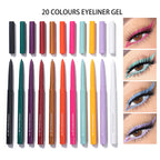 20 PCS Colorful Eyeliner Pencil Set
