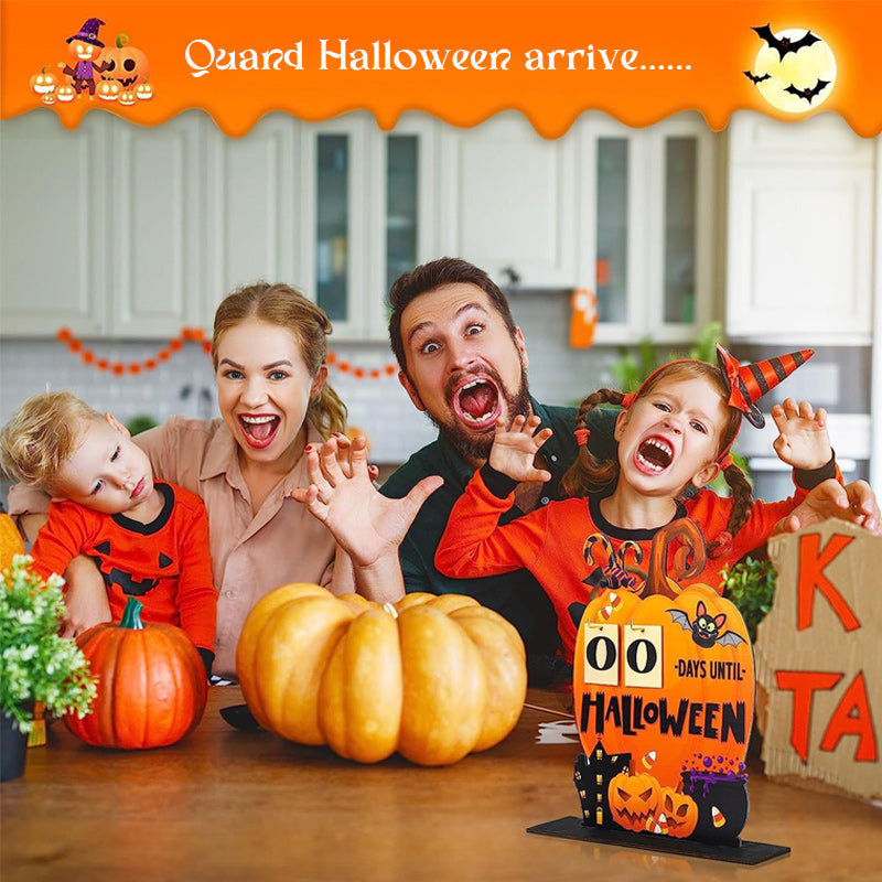 Wood Halloween Advent Calendar