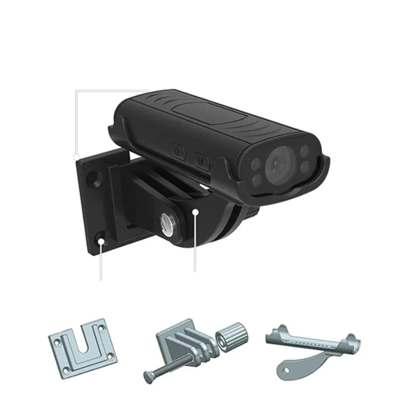 Compact motion detecting surveillance