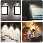 LED Wall Lamp - Rechargeable, Magnetic & Dual-Sided Lighting for Indoor Use
