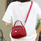 Light solid nylon shoulder bag