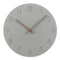 Large Wooden Wall Clock – Minimalist Design with Silent Movement