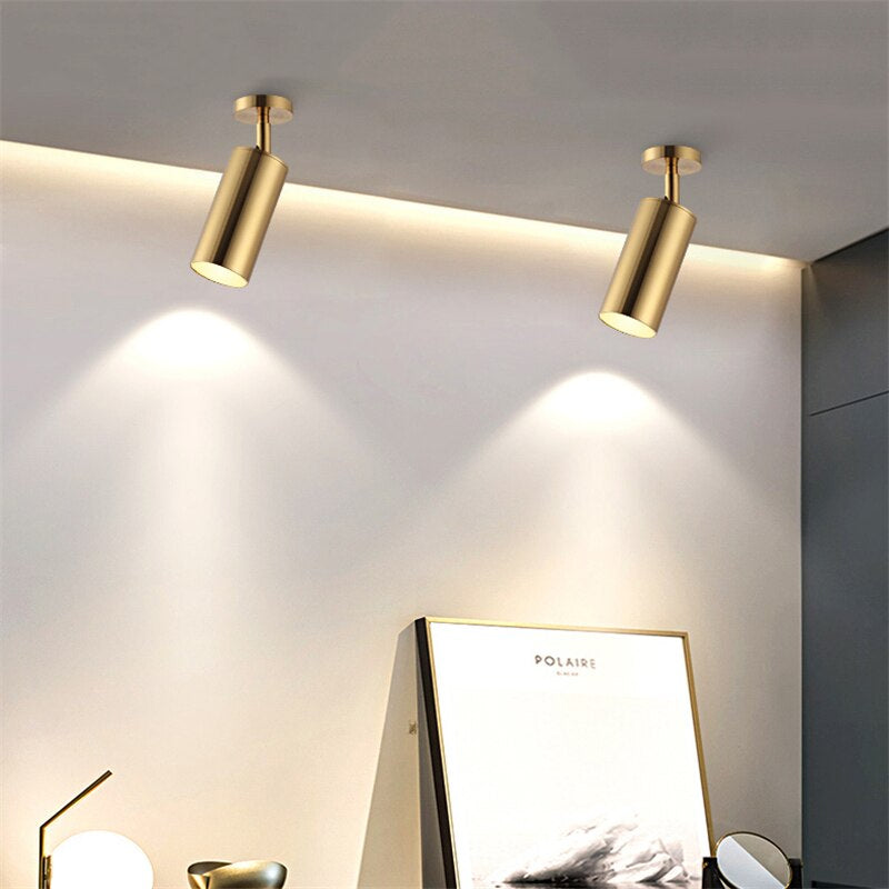 Nordic Brass Gold Spotlight - 5W/10W Led -Lamp