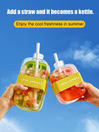 Press-ice cube mold and kettle