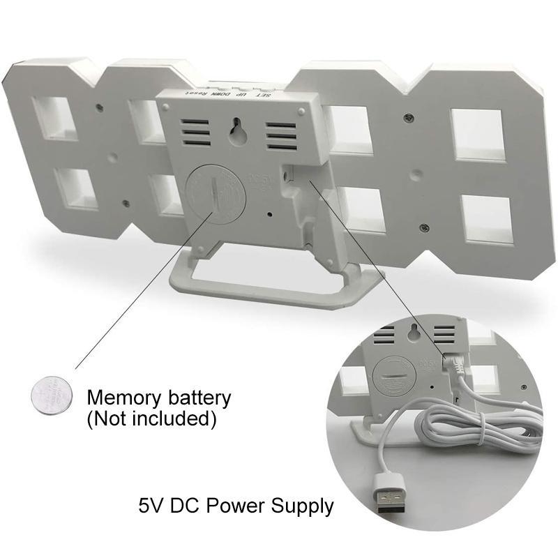 Smart 3D Digital Clock Alarm