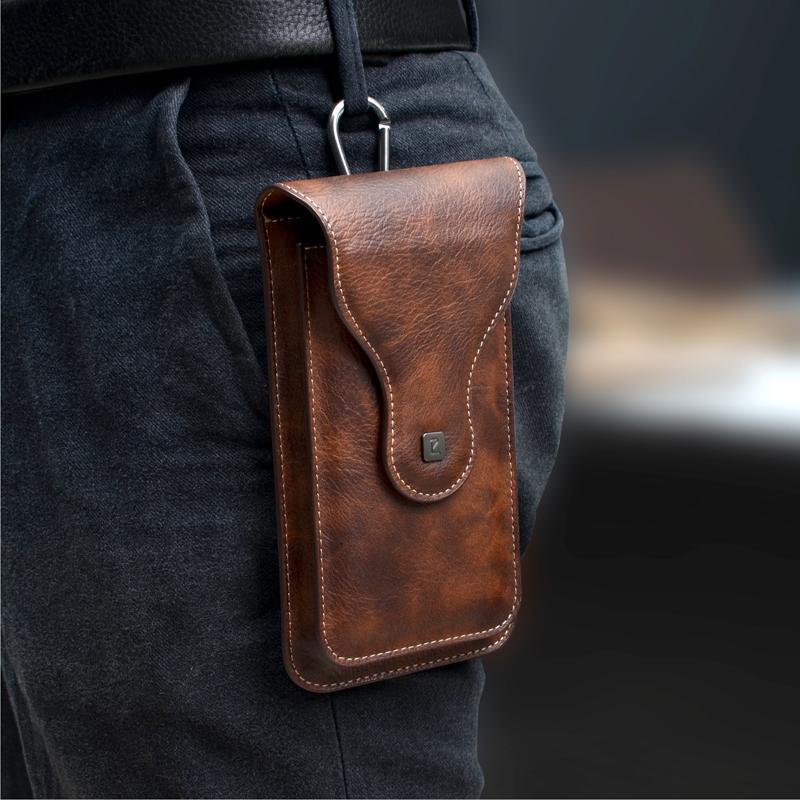 Tote bag for mobile phones in retro style