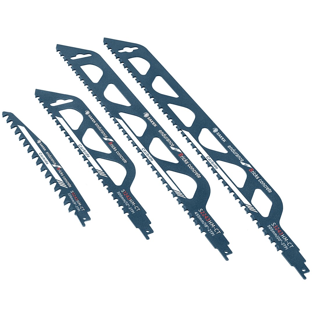 Saker alternative saw blade for cutting wood, porous concrete, bricks