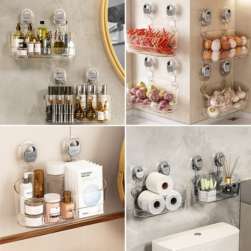 No-Drill Bathroom Suction Cup Storage Box