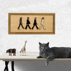 The Beatles framed Abbey Road portrait