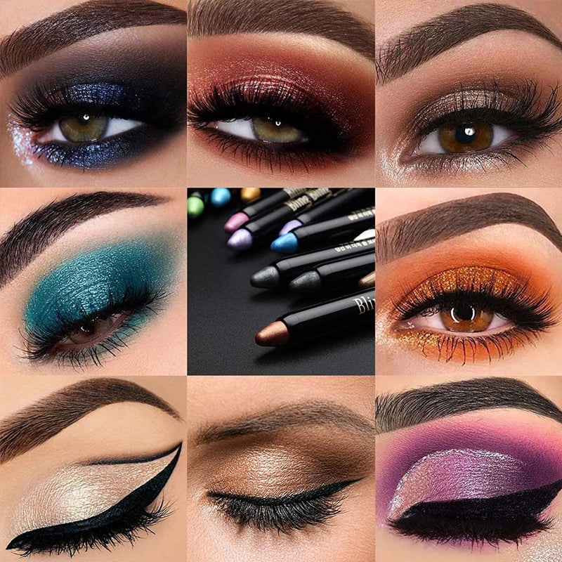15 Color Highlighter Eye Shadow Stick