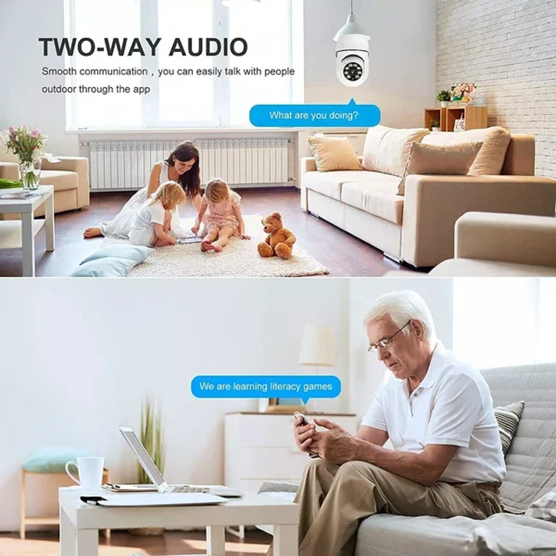 Home Light Bulb Camera (TF card not included)