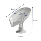Draining Soap Holder – Keep Soap Dry – Strong Suction Cup – No Drill Mount – Hygienic Bathroom & Shower Storage Solution