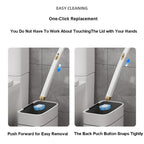 Wall-Mounted Toilet Brush Set