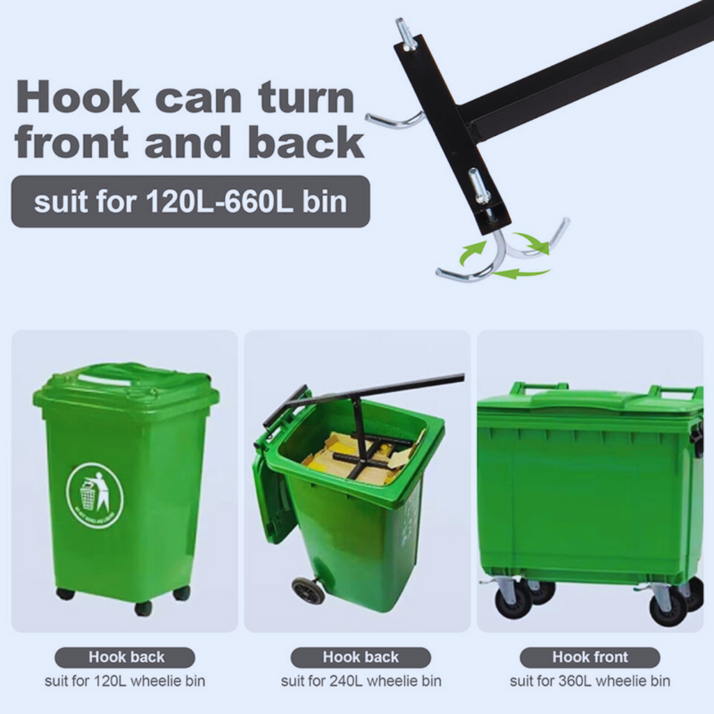 Garbage Bin Compactor - Easily crushes all types of waste