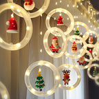Christmas Curtain String Lights