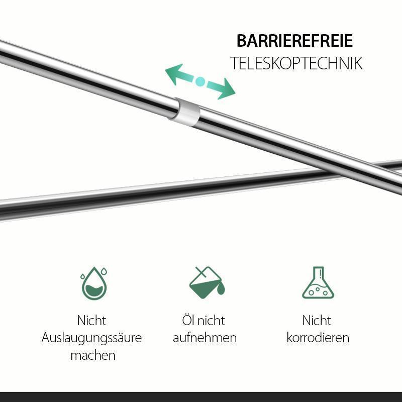 Telescopic Clothing Rod made of Stainless Steel