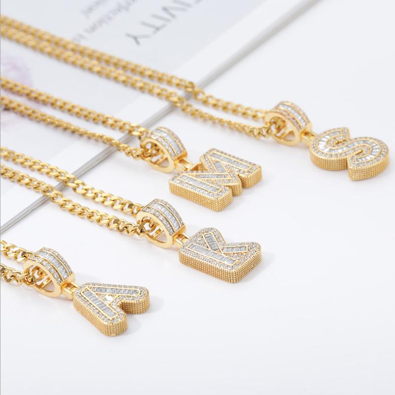 Stainless Steel Initial Necklace