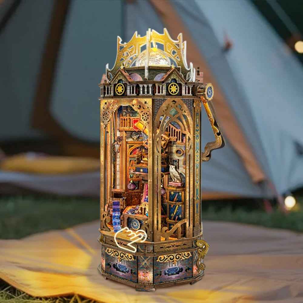 The Lantern of Galaxy DIY Book Nook Kit