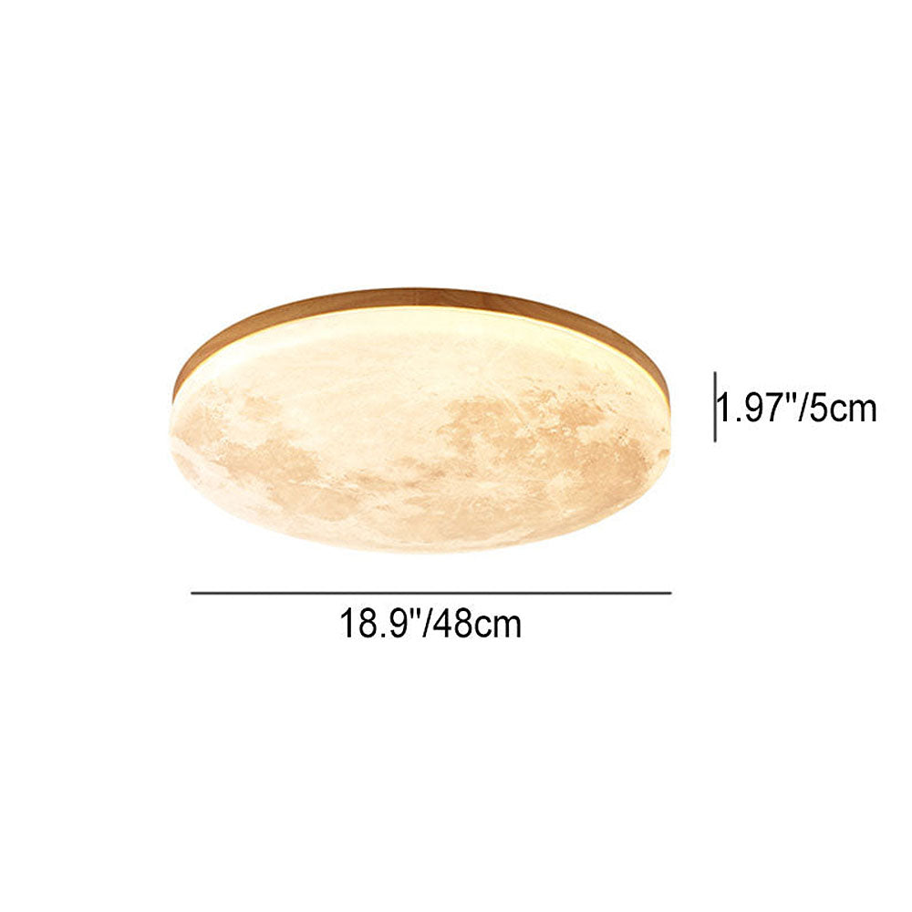 LunaGlow - Moon Lamp Ceiling Lamp With Soft LED Lighting